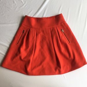 Anthropologie Maeve Orange/Red Skirt